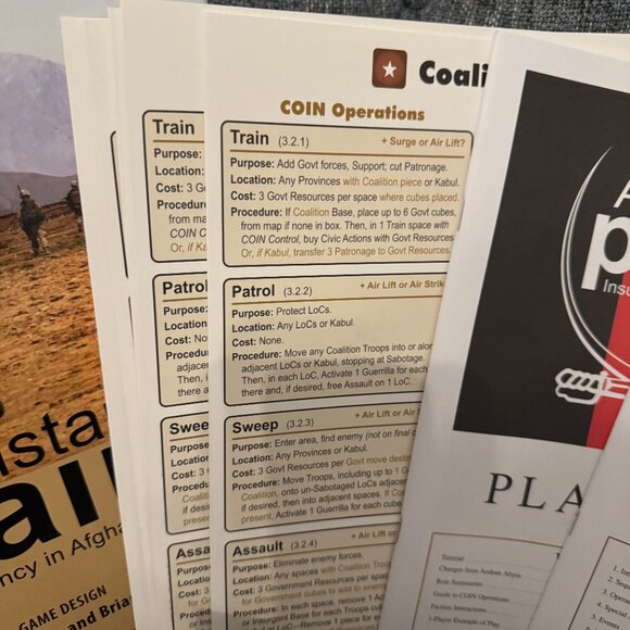 A Distant Plain third printing (open, unpunched mostly) GMT Games 1310-18 - Picture 10 of 13